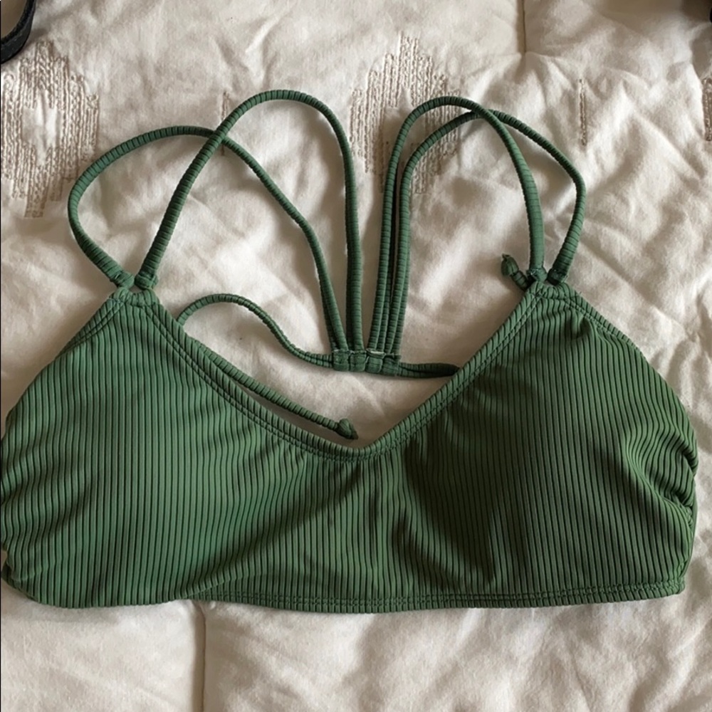Swim Suit Top- Olive Green